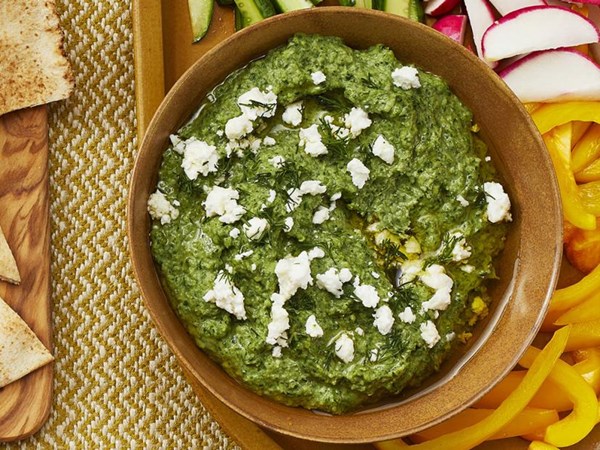 Lima bean-tahini dip