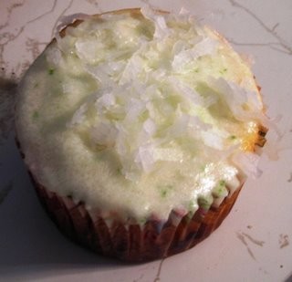 Lime & buttermilk cupcakes