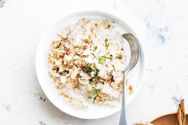 Lime & coconut sugar topping