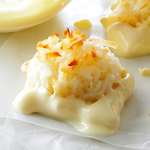 Lime & gin coconut macaroons