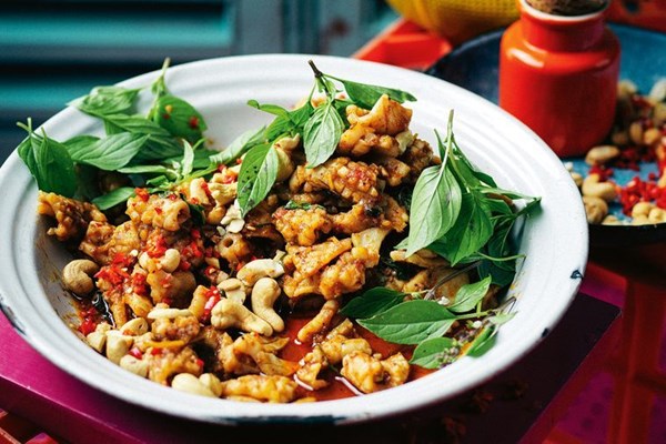 Lime and chilli calamari