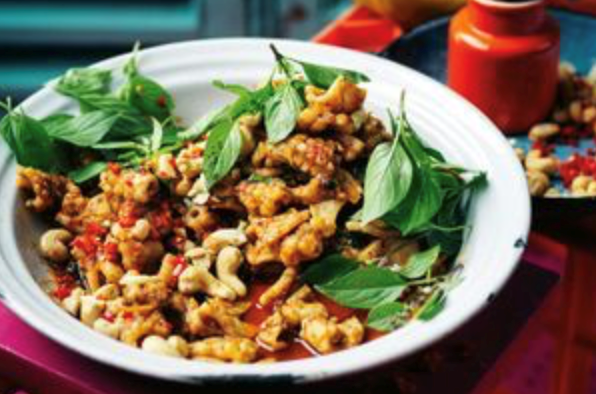 Lime and chilli calamari
