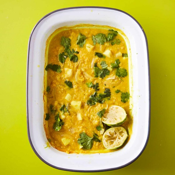 Lime and coconut dal