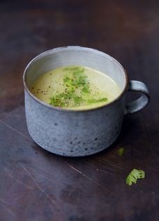 Lime and coriander bone broth