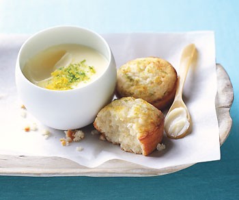 Lime and lemon posset