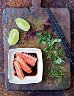 Lime butter salmon