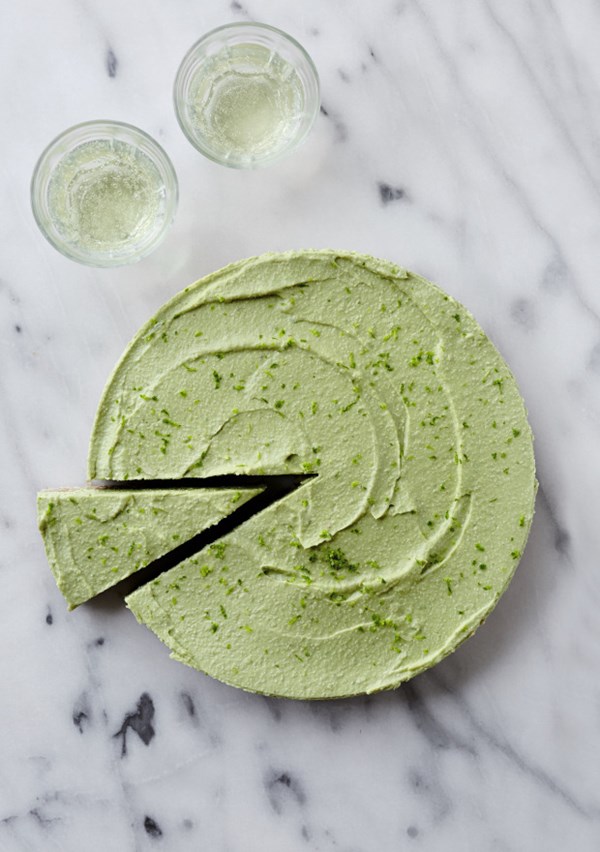 Lime cheesecake (raw)