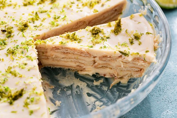 Lime cracker pie
