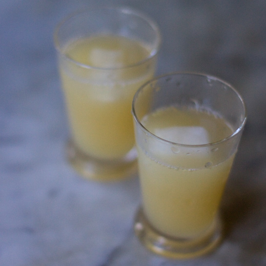 Lime, grapefruit and ginger juice