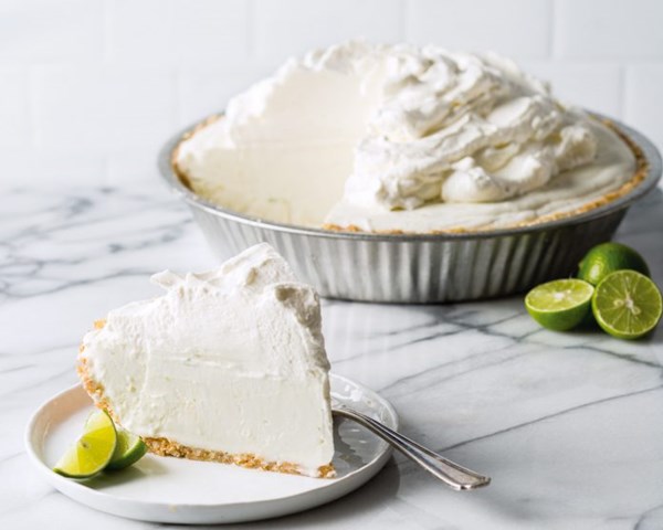 Lime icebox pie