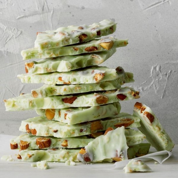 Lime-in-the-coconut almond bark