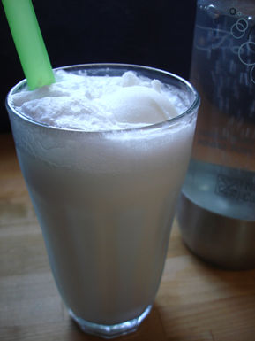 Lime in the coconut float