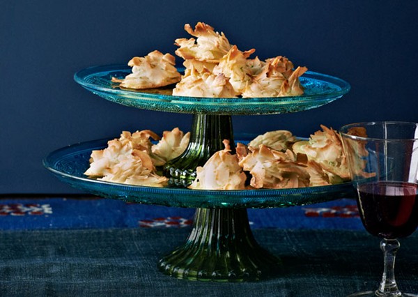 Lime-in-the-coconut macaroons