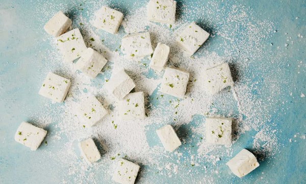Lime marshmallows