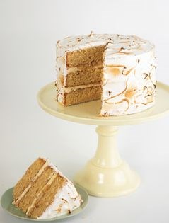 Lime meringue pie layer [cake]