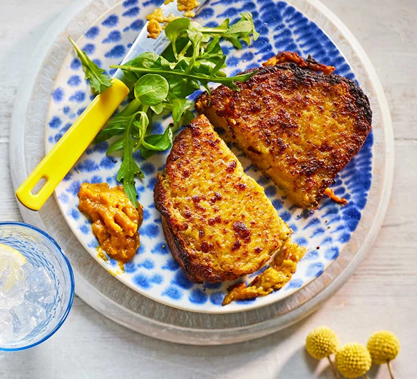 Lime pickle rarebit