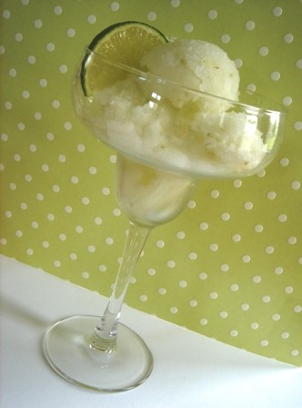 Lime sorbet