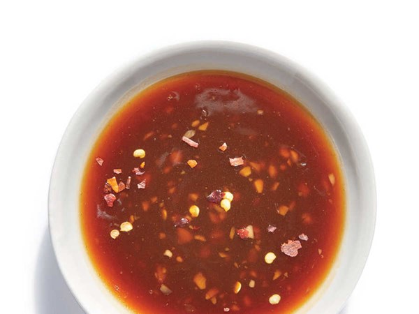 Lime, soy, and maple drizzle