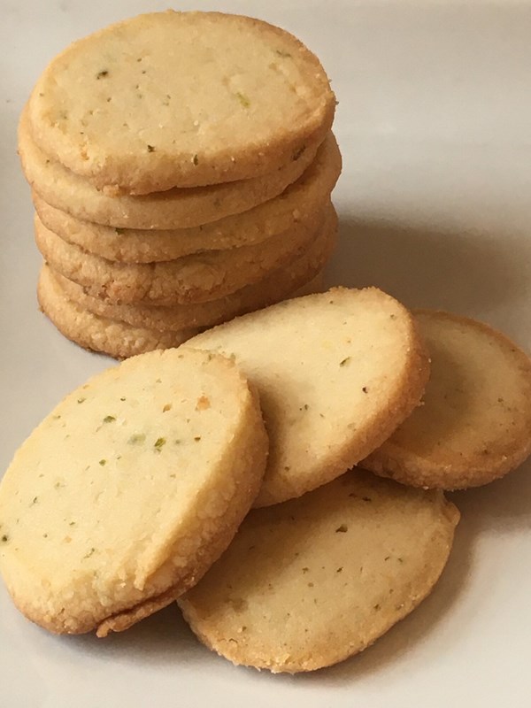 Lime spice cookies