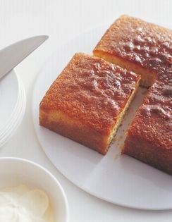Lime syrup cake