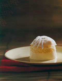 Lime tapioca and coconut cream