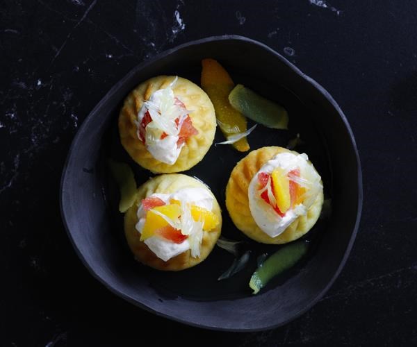 Limoncello babas with vanilla cream [Jaclyn Koludrovic]