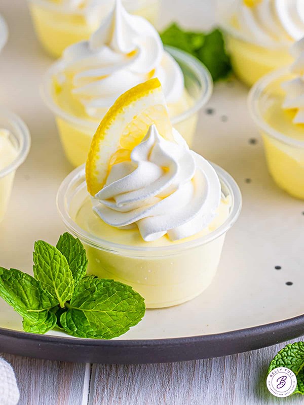 Limoncello pudding shots
