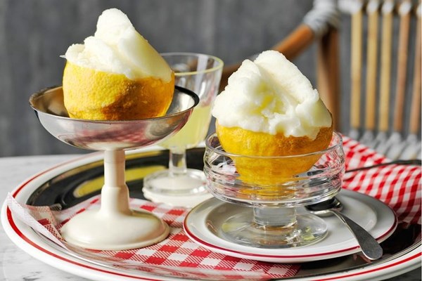 Limoncello sorbet