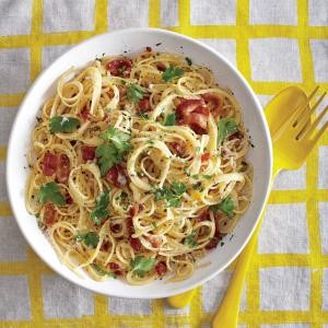 Linguine carbonara