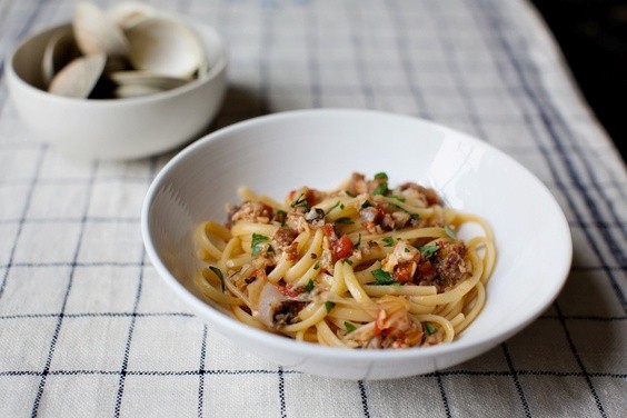 Linguine con vongole