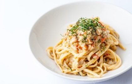 Linguine of Alaska king crab