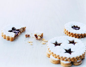 Linzer cookies