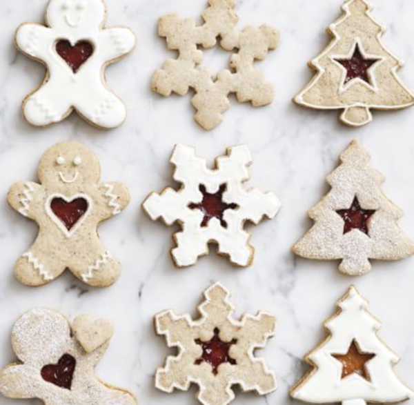 Linzer cookies