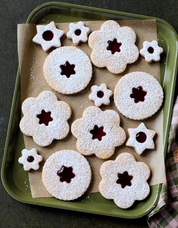 Linzer cookies (Linecké cukroví)