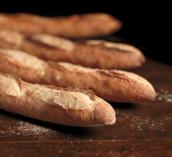 Liquid levain baguette