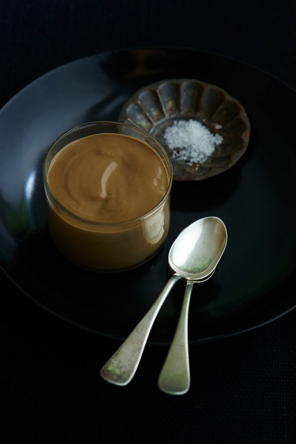 Liquorice pudding