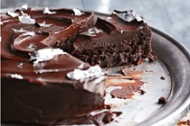 Little black dress chocolate cake