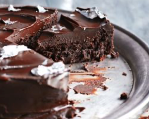 Little black dress chocolate cake