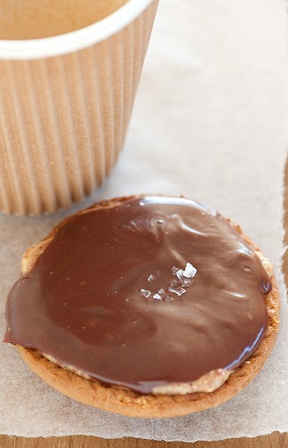 Little chocolate pnb tartlets