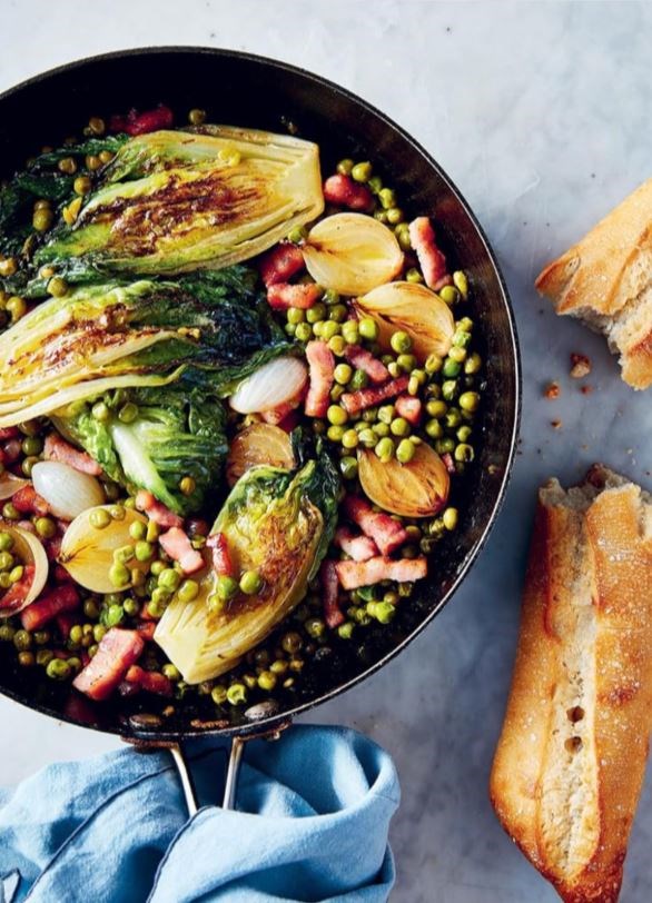 Little French peas (Petits pois à la Française)