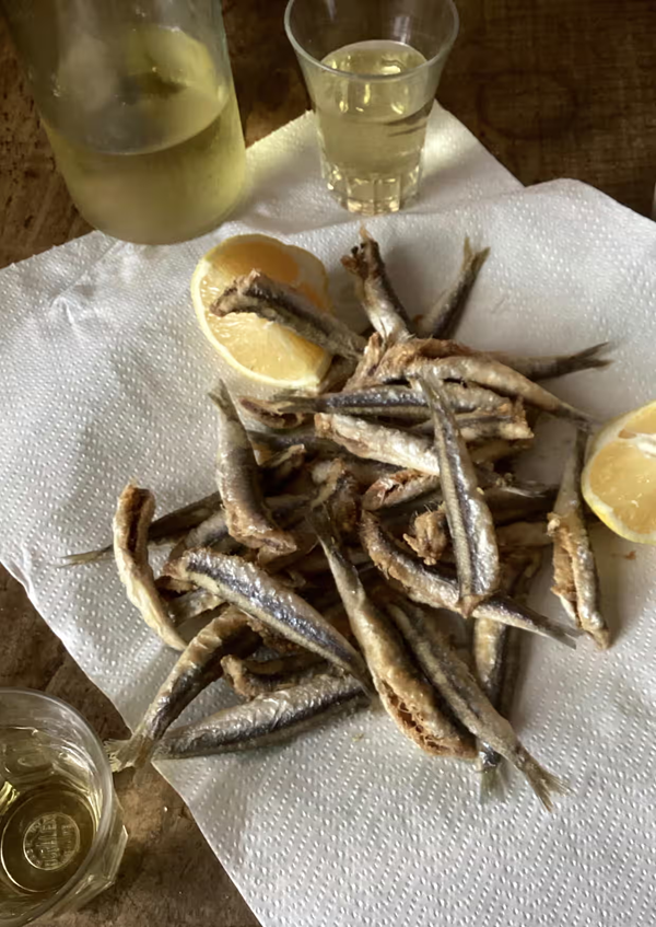 Little fried fish for movie night