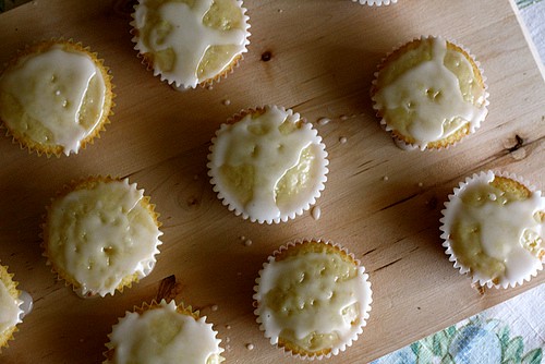 Little lemon hazelnut cakes