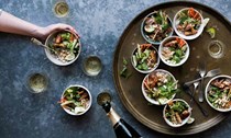Little peanut noodle bowls (Bun cha)