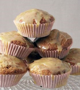 Little sticky date cakes with toffee glaze