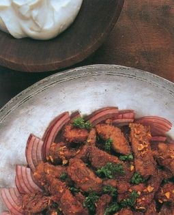 Liver spiced with cumin (Arnavut cigeri)