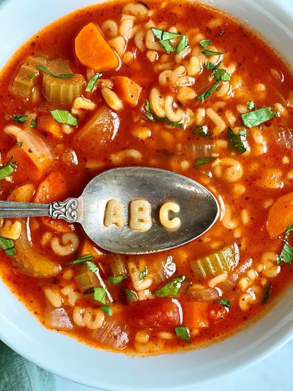 Loaded alphabet soup
