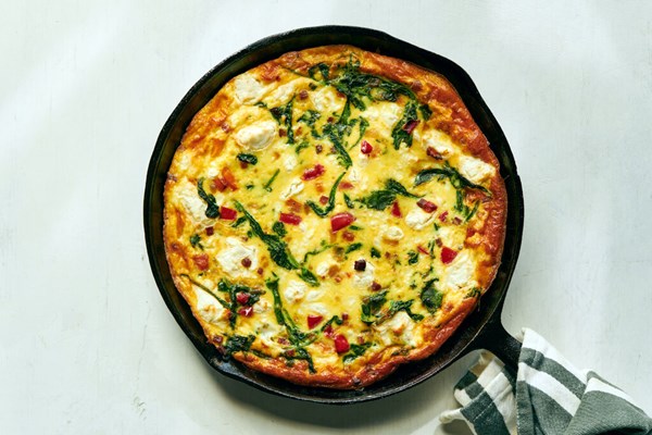 Loaded baked frittata [Genevieve Ko]