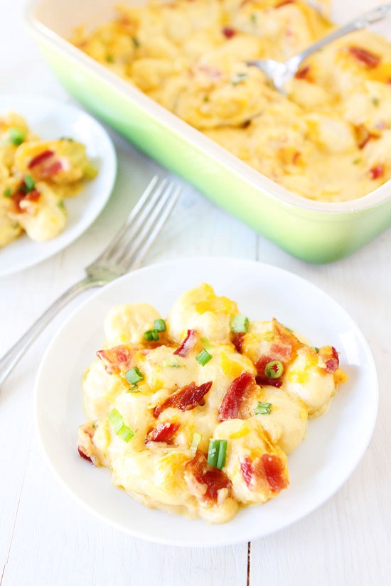 Loaded baked gnocchi