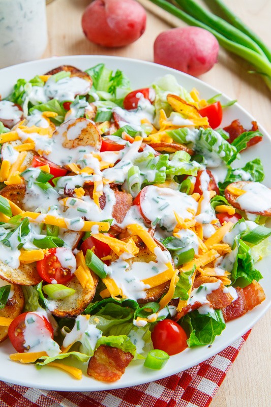 Loaded baked potato salad