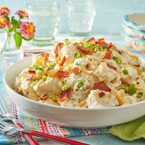 Loaded baked potato salad